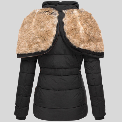 Gewatteerde Winterjas – Met Faux Fur Capuchon – Voor Dames