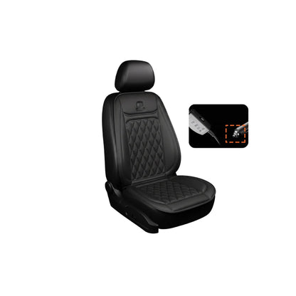 Zitkussen met verwarming – Zwart – Inclusief kabel – Comfortabel voor autozitplaatsen