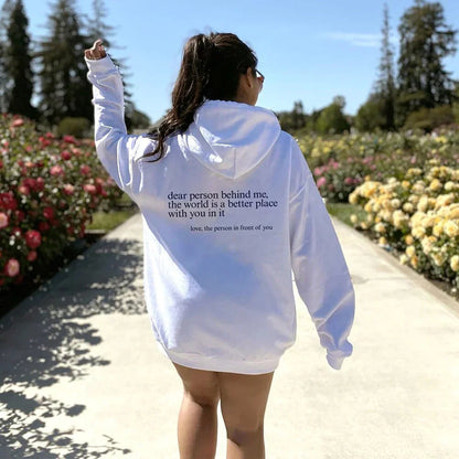 Hoodie Dames – Motivational Tekst – Zachte stof – Voor casual outfits