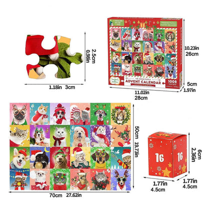 Pet Puzzle Advent Calendar 2025 – 24 Dagen Jigsaw Verrassingen