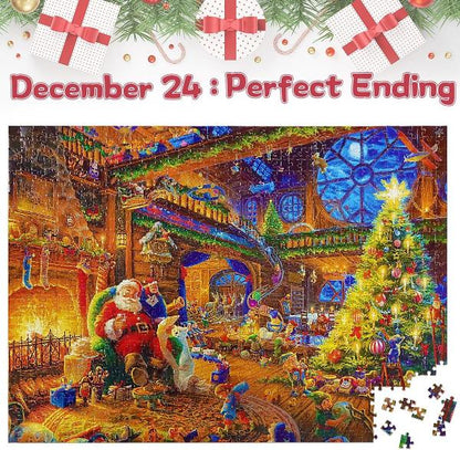 HolidayPuzzle Countdown – 1008 Delig Kerst Puzzel