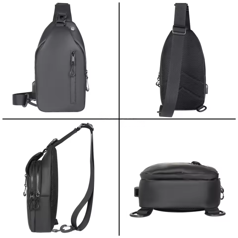 Slingbag – Waterafstotend Materiaal – Ritsvakken