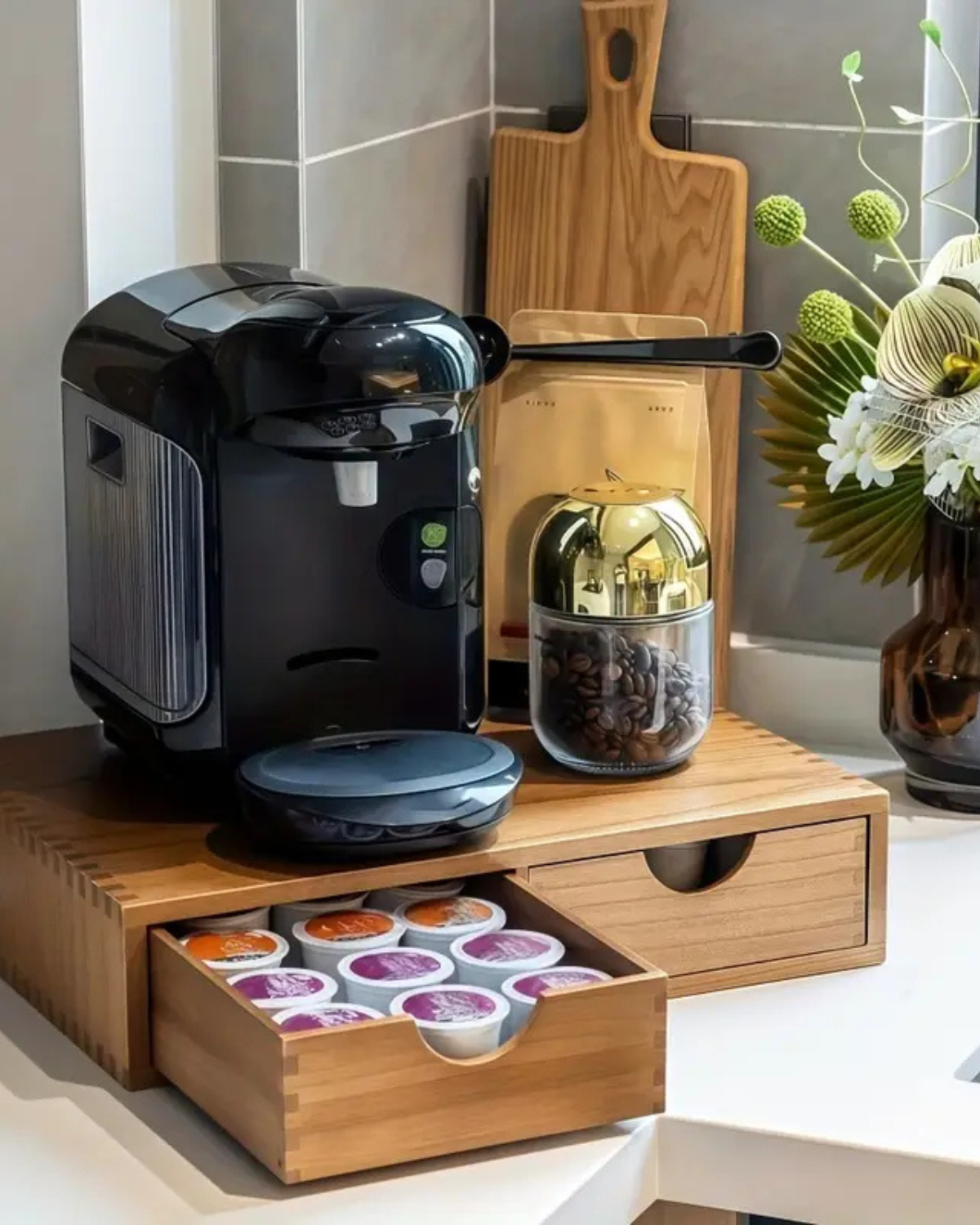 Soléa Coffee Capsule Organizer - Elegante Oplossing voor Koffiecups