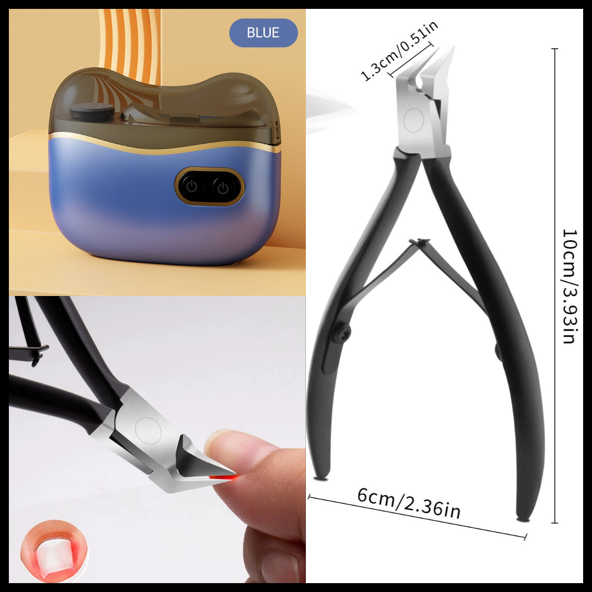 Elektrische Nagelknipper en Vijl – Oplaadbaar – Compact – Voor Gemakkelijk Gebruik