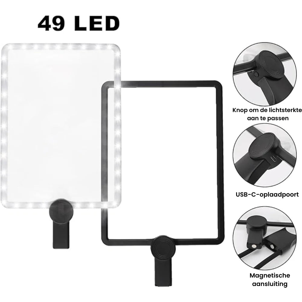LED Leslamp met Vergrootglas – Standlupe – Verstelbare Verlichting voor Lezen