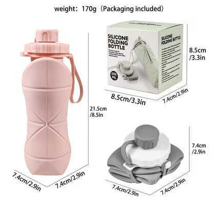 Opvouwbare Waterfles – Compact – Voor Reizen en Outdoor