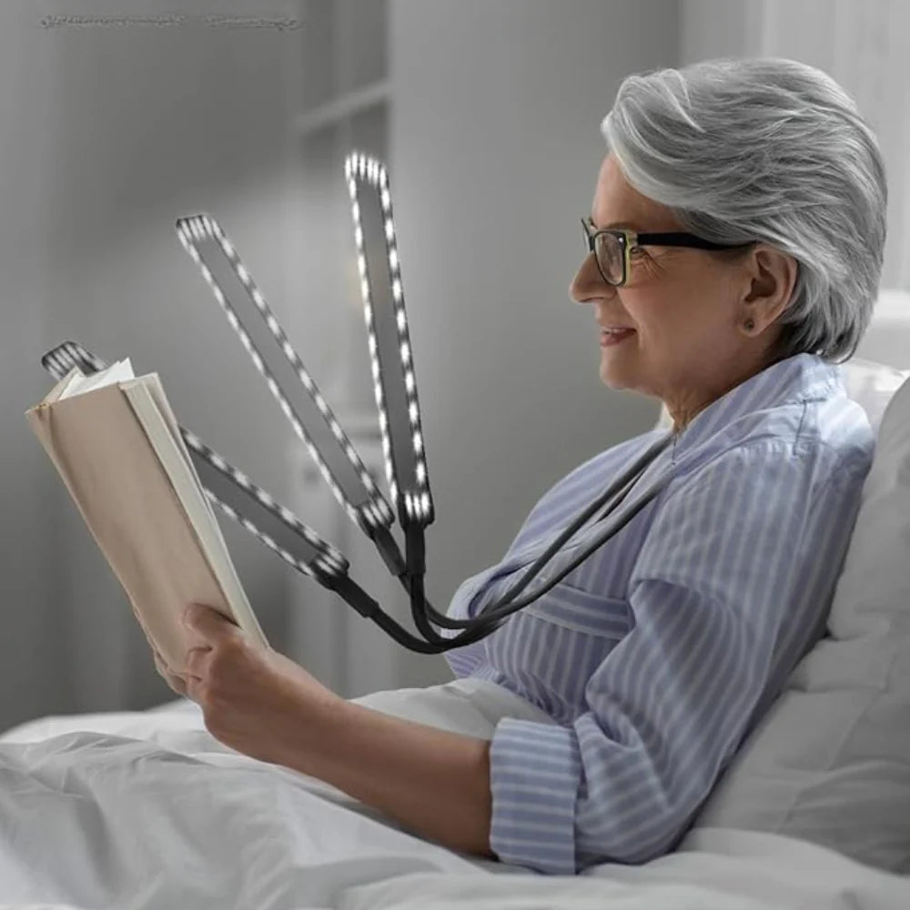 LED Leslamp met Vergrootglas – Standlupe – Verstelbare Verlichting voor Lezen