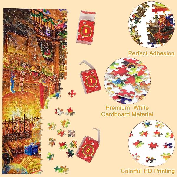 HolidayPuzzle Countdown – 1008 Delig Kerst Puzzel