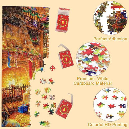 HolidayPuzzle Countdown – 1008 Delig Kerst Puzzel