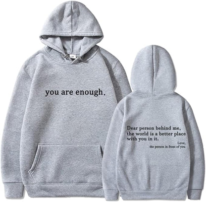 Hoodie Dames – Motivational Tekst – Zachte stof – Voor casual outfits