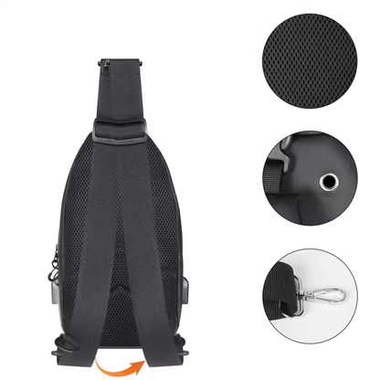 Slingbag – Waterafstotend Materiaal – Ritsvakken