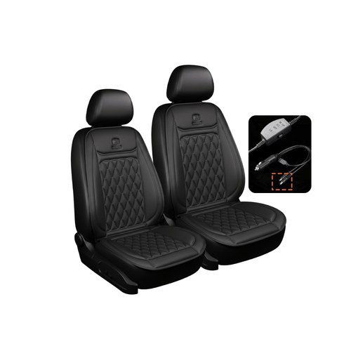 Zitkussen met verwarming – Zwart – Inclusief kabel – Comfortabel voor autozitplaatsen