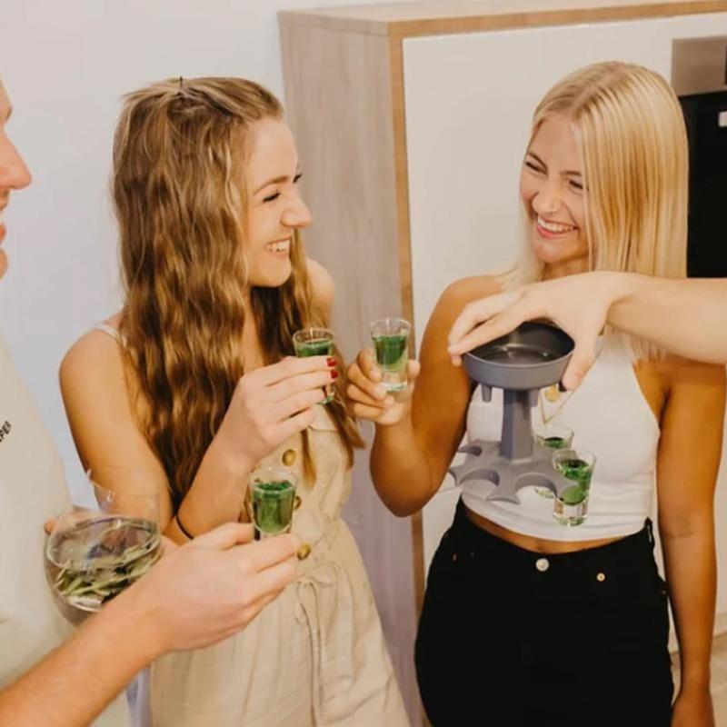 Multi-shot drankdispenser – voor 6 glazen – voor feestjes en sociale evenementen