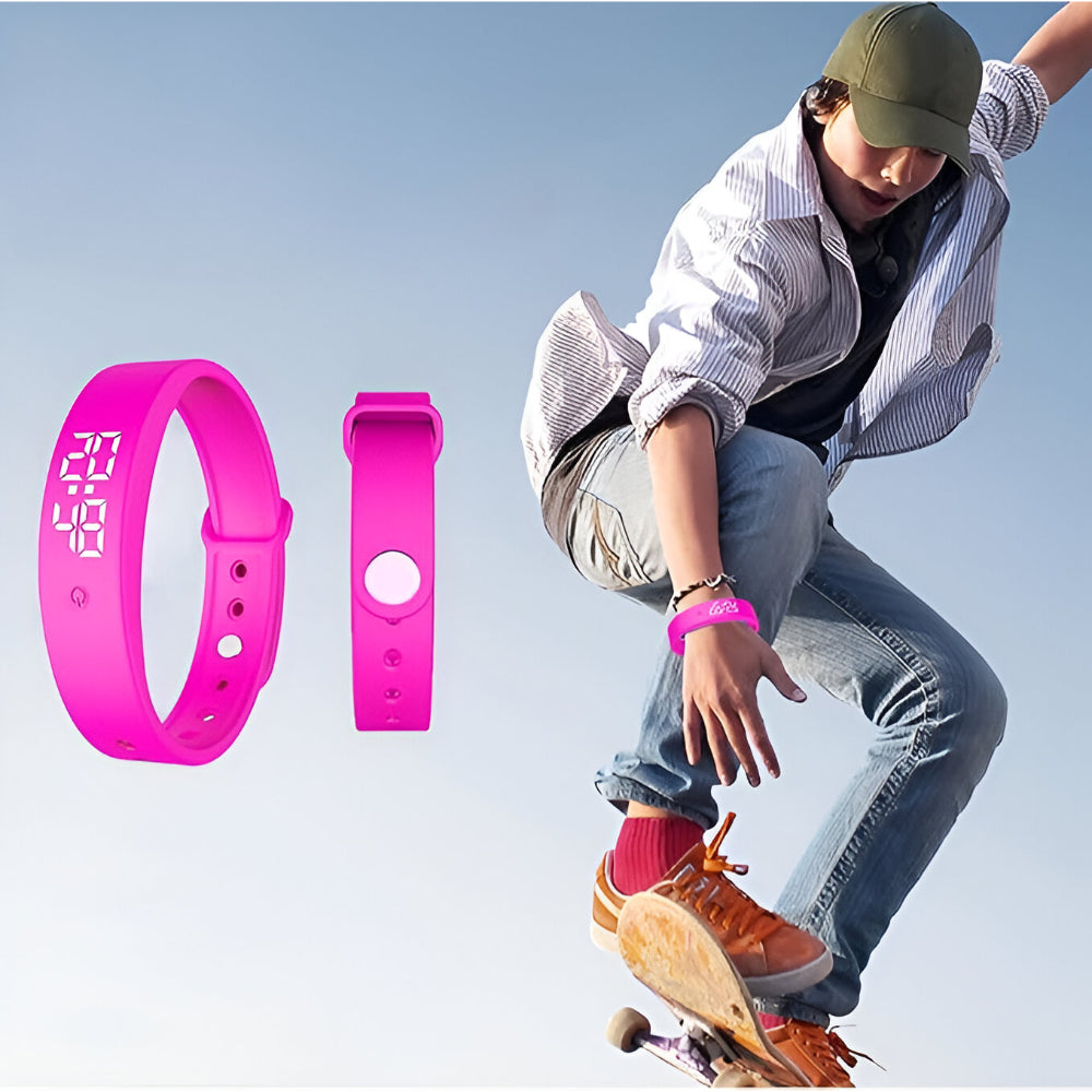 Smartwatch – Waterdicht – Siliconen Band – Voor Fitnessactiviteiten