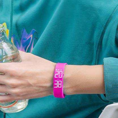 Smartwatch – Waterdicht – Siliconen Band – Voor Fitnessactiviteiten