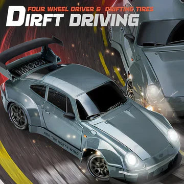 RC Auto – Twee Setjes Wielen – Oplaadbaar – Voor Speed & Drift