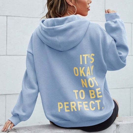 Hoodie Dames – Motivatie Print – Zachte stof – Voor casual outfits