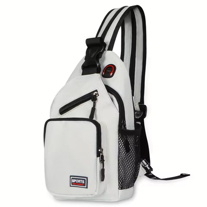 Mini Rugzak – Meerdere Vakken met Rits – Zijvakken Van Gaas
