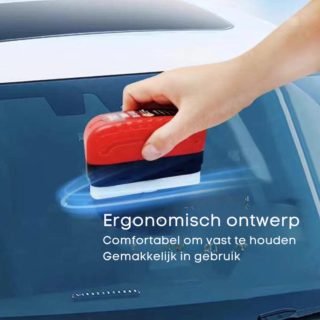 Anti-Aanslag Schoonmaak Spons – Voor Ruiten en Spiegel – Eén Veeg Voor Duidelijk Zicht