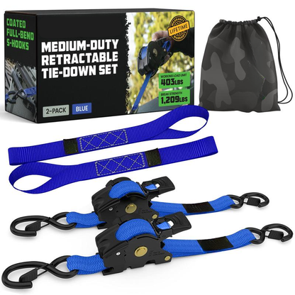 Verstelbare Spanbanden Set – Heavy Duty – Voor Lastenbeveiliging