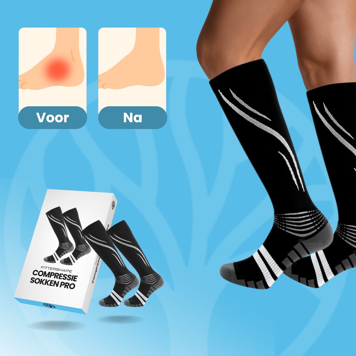 Fittershape Compressie Sokken Pro