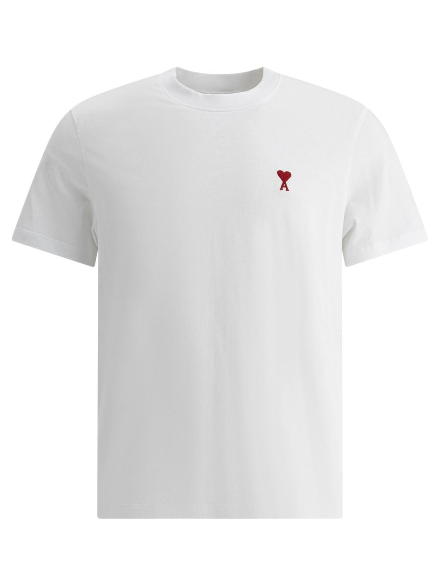 Basic T-Shirt Wit Modern Fit | Unisex Hoge Ronde Hals