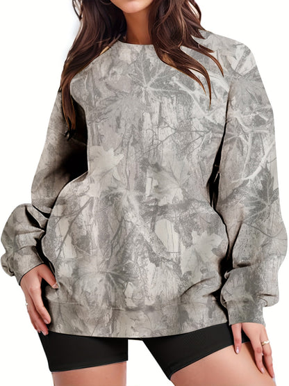 Dames Trui – Camouflage Design – Comfortabel en Stijlvol