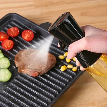 Oliesprayfles – fijne nevel – navulbaar – voor koken & grillen