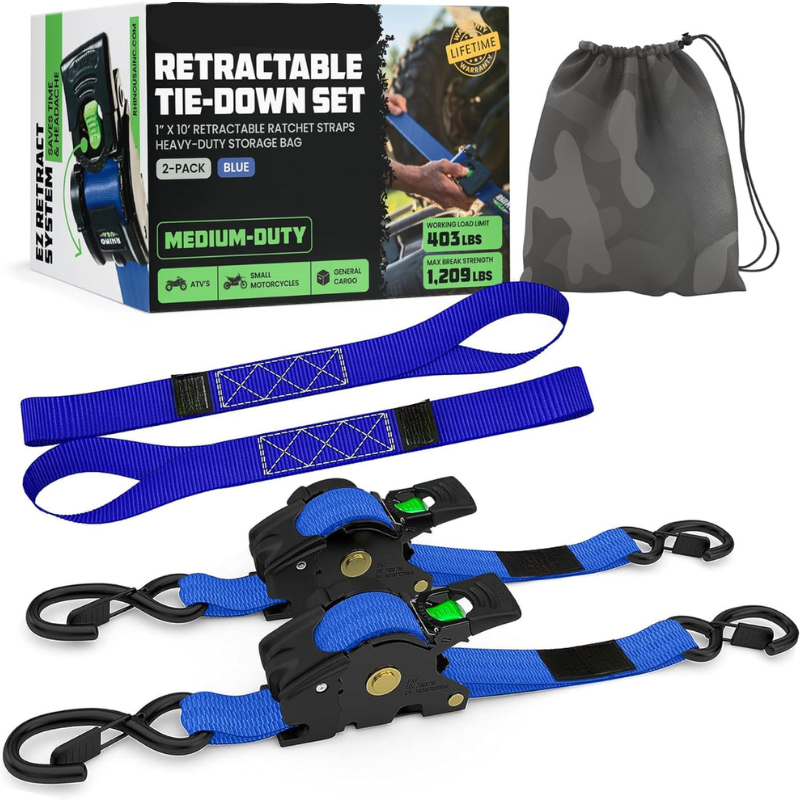 Verstelbare Spanbanden Set – Heavy Duty – Voor Lastenbeveiliging
