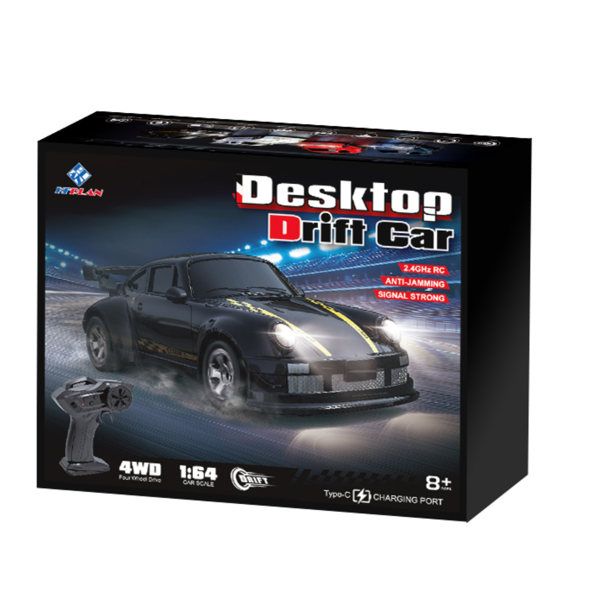 RC Drift Auto – Met Afstandsbediening – Inclusief Roadblocks