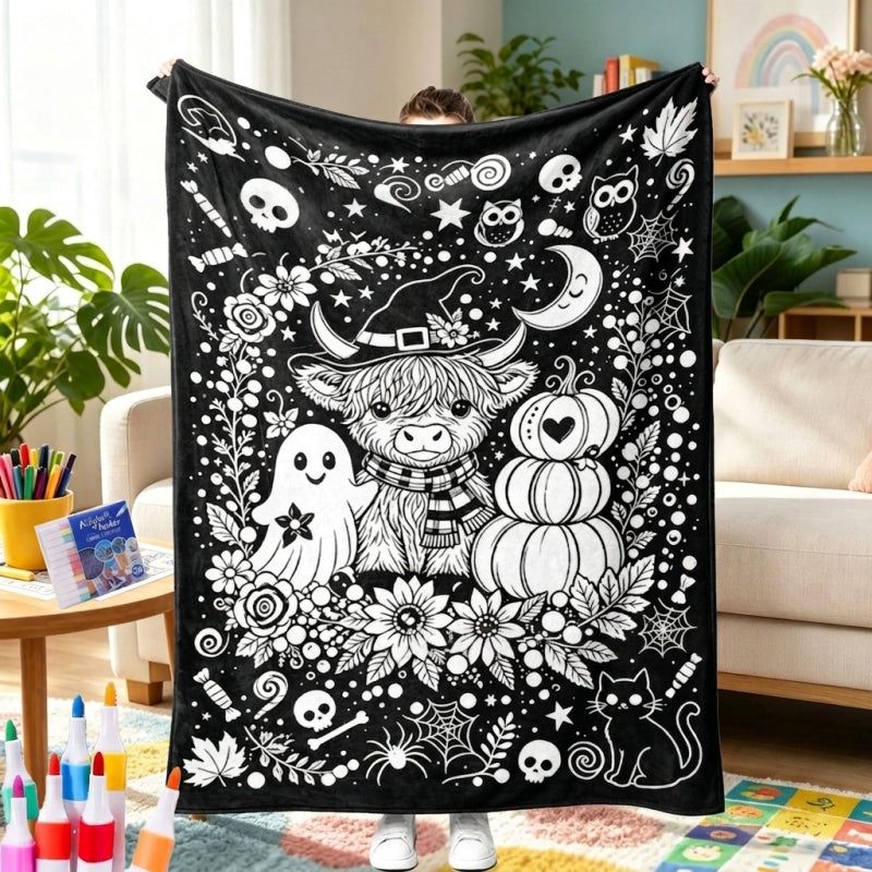 Fittershape Halloween DIY Tekenkleed – creatief kleurplezier
