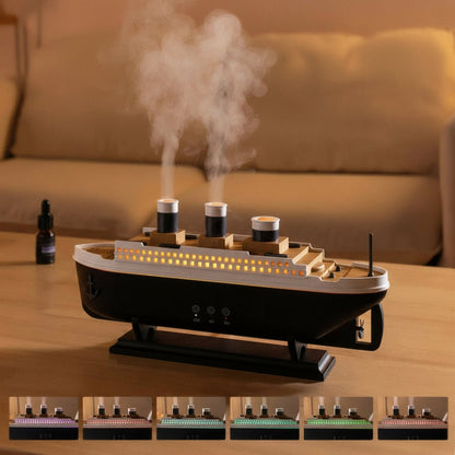 Titanic Essencediffuser – Scheepsontwerp – Ultrasonic – Sfeerverlichting