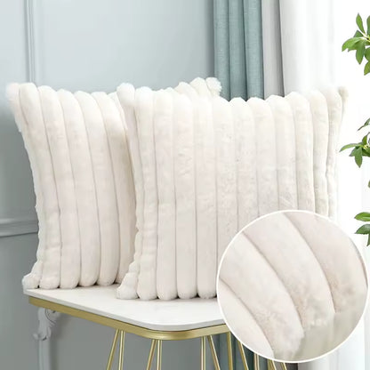 Zachte Pluizige Kussens – Strepen Design – Voor Bank of Slaapkamer