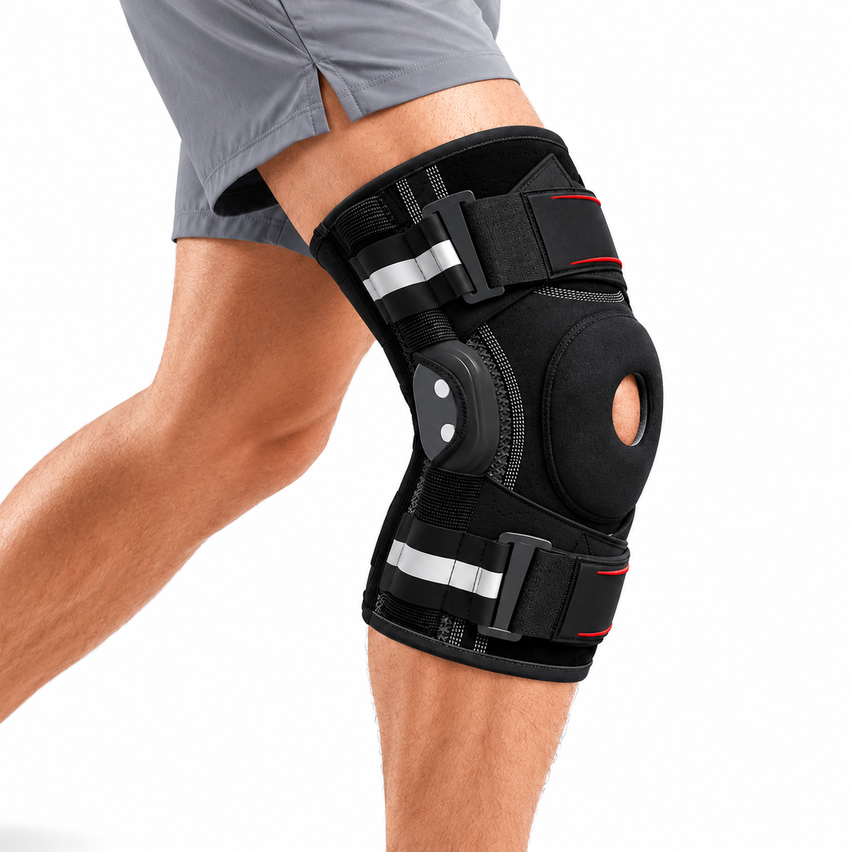 Fittershape Hinged Kniebrace – met zijstabilisatoren