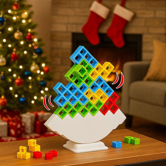 Kleurrijk Stapelspel – Leerrijk Spel – Voor Kinderen en Gezinnen – Creatieve Bouwpuzzel