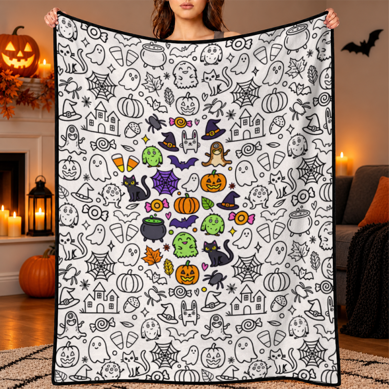 Fittershape Halloween DIY Tekenkleed – creatief kleurplezier