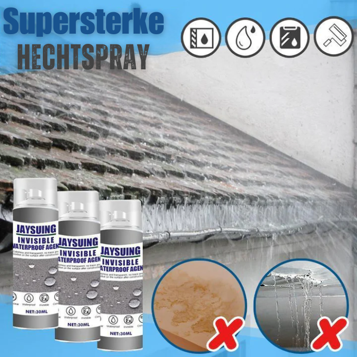 Waterdichte Spray – Onzichtbare Bescherming – Voor Gebouwen en Oppervlakken