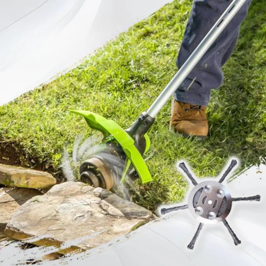 Grastrimmer Accessoire – Stalen Borstelkop – Voor Onkruidverwijdering