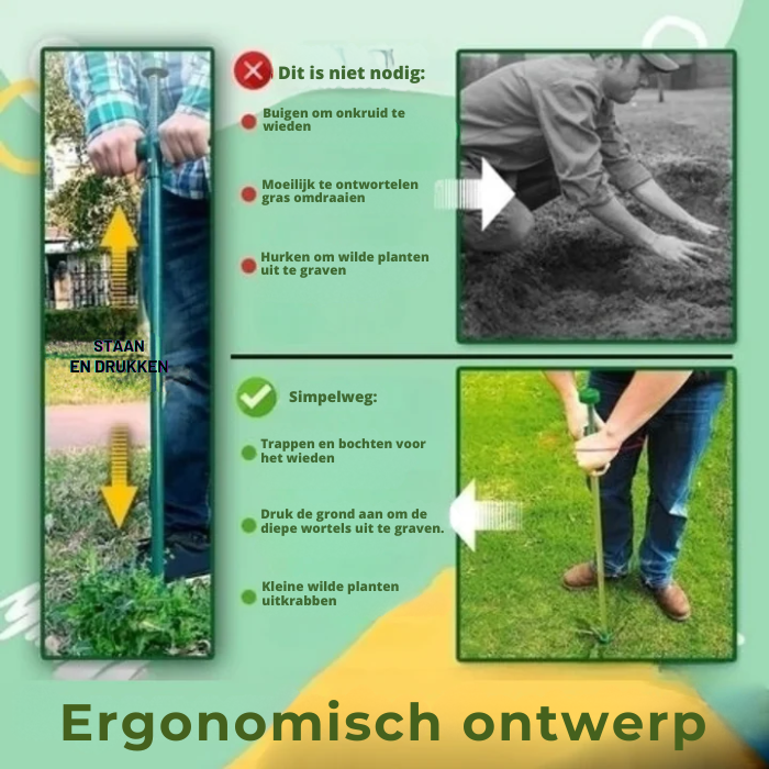Onkruidverwijderaar – Handgereedschap – Voor Efficiënte Verwijdering van Onkruid