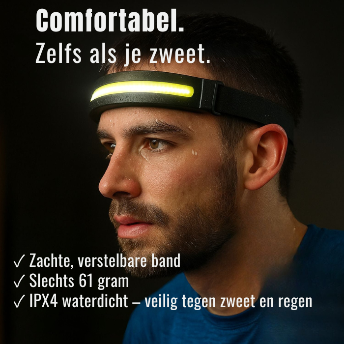 Oplaadbare Reflecterende Hardloopband – USB – Voor Veiligheid en Zichtbaarheid