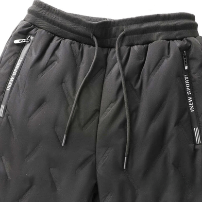 Joggingbroek – Zakken met ritssluiting – Warme voering – Elastische taille