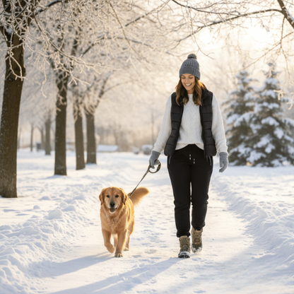Joggingbroek – Zakken met ritssluiting – Warme voering – Elastische taille