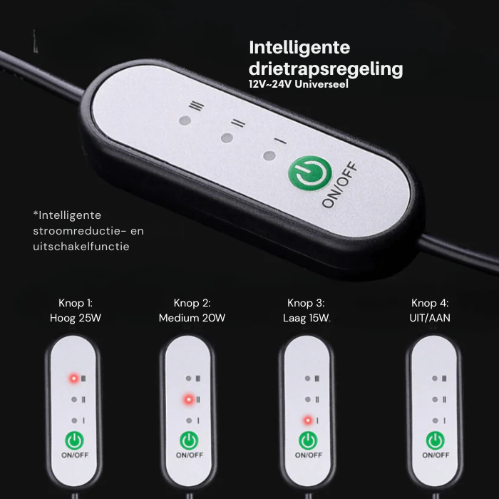 Zitkussen met verwarming – Zwart – Inclusief kabel – Comfortabel voor autozitplaatsen