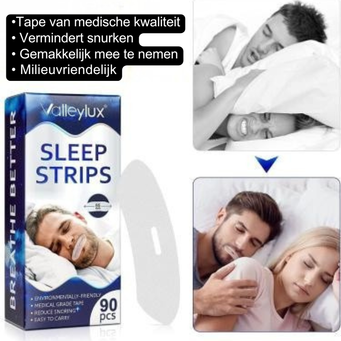 Slaapstrips – Verminder Snurken – Verbeter Je Slaapkwaliteit