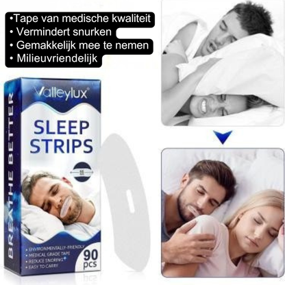 Slaapstrips – Verminder Snurken – Verbeter Je Slaapkwaliteit