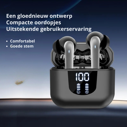 Draadloze Oordopjes – Oplaadcase – Met Batterijweergave – Voor Muziek