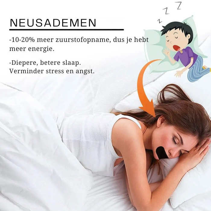 Neusstrip Set – Vermindert Snurken – Verbetert Ademhaling – Voor Betere Slaap