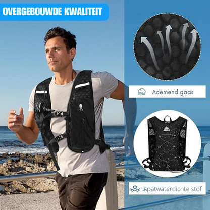 Hardlooprugzak – Lichtgewicht – Verstelbare Schouderbanden – Voor Hardlopen en Trekking