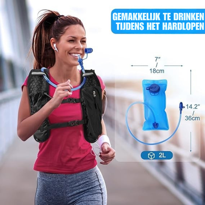 Hardlooprugzak – Lichtgewicht – Verstelbare Schouderbanden – Voor Hardlopen en Trekking
