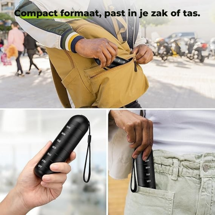 Medicatiedoos – 7 Dagen – Voor Organisatie van Pillen en Vitaminen